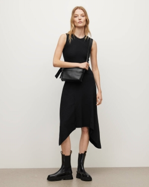 Black Allsaints Gia Dress | WD114T-5