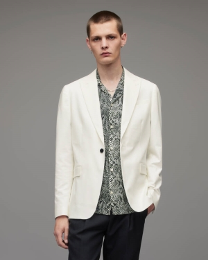 Bone White Allsaints Row Blazer | MJ069X-5875