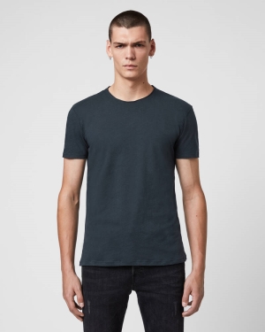 Ink Navy Allsaints Figure Crew T Shirt | MD008G-3968