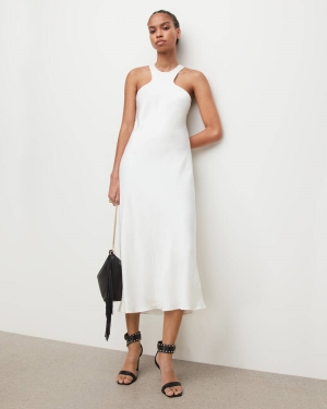 Off White Allsaints Betina Slip Dress | WD286W-203