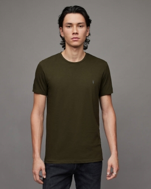 Park Green Allsaints Tonic Crew T Shirt | MD137X-8042