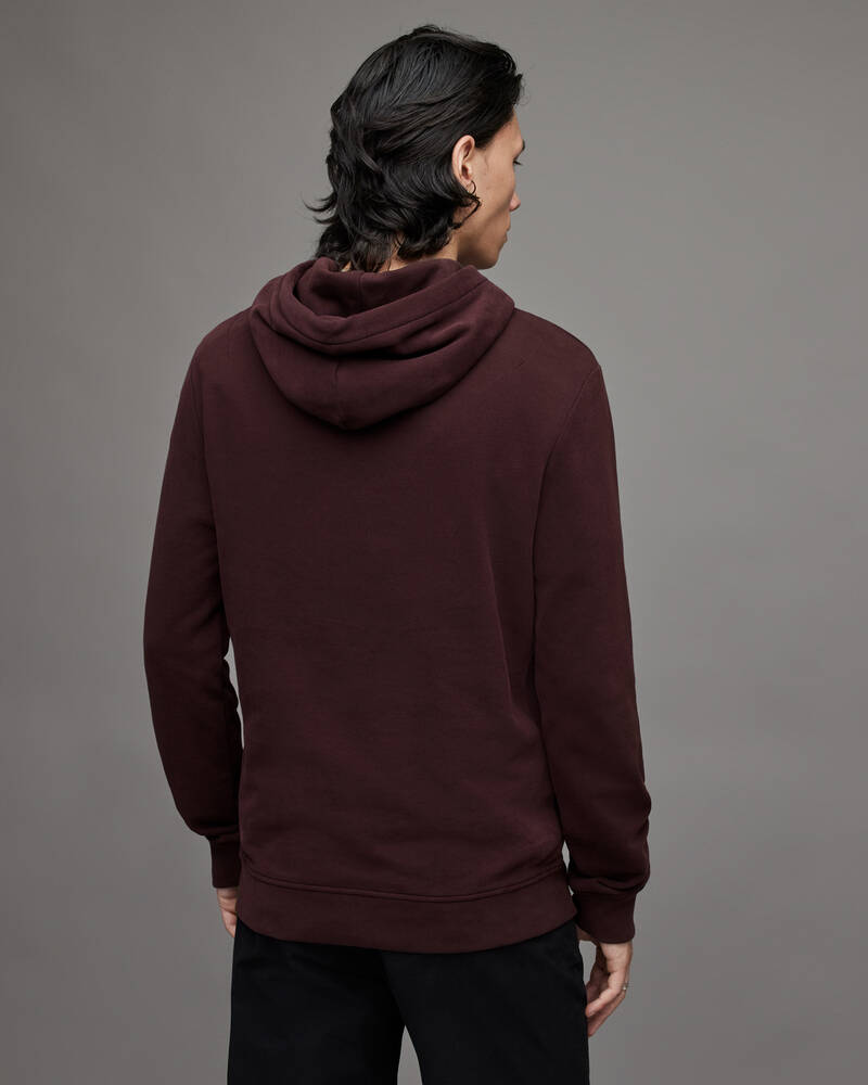 Beaujloais Red Allsaints Raven Pullover Hoodie | MF080X-8013