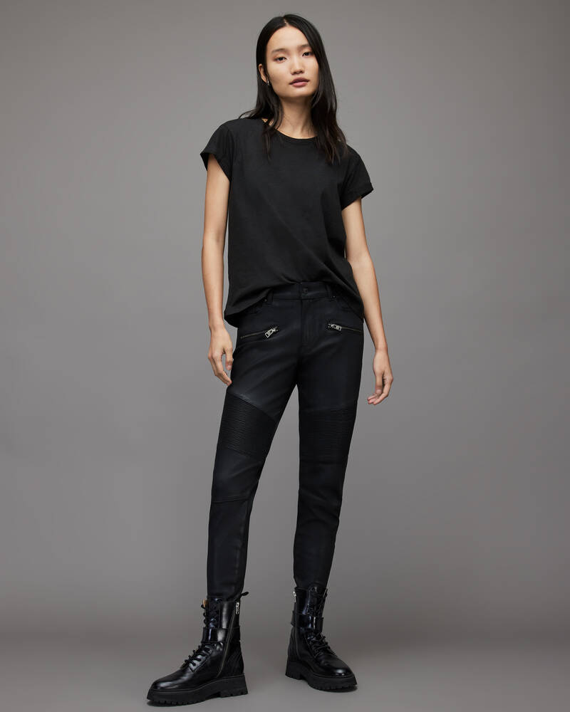 Black Allsaints Anna T Shirt | WM111S-5