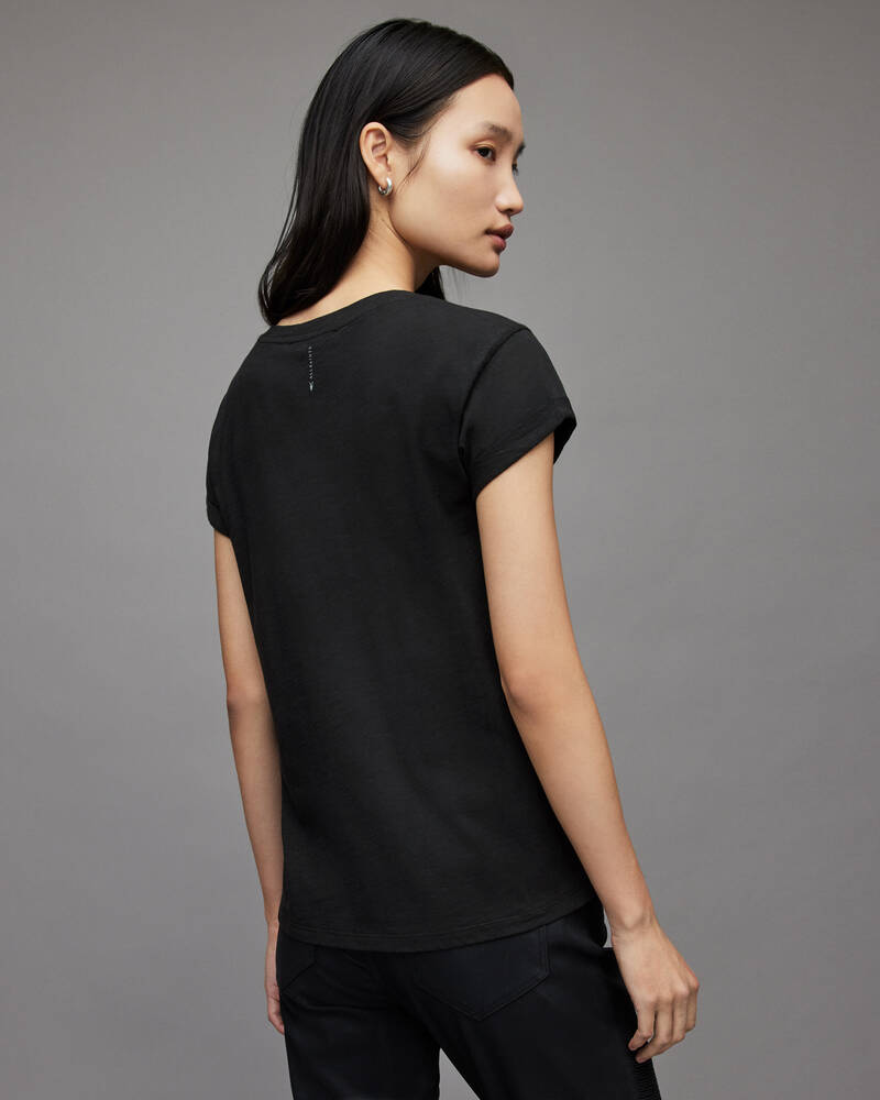 Black Allsaints Anna T Shirt | WM111S-5