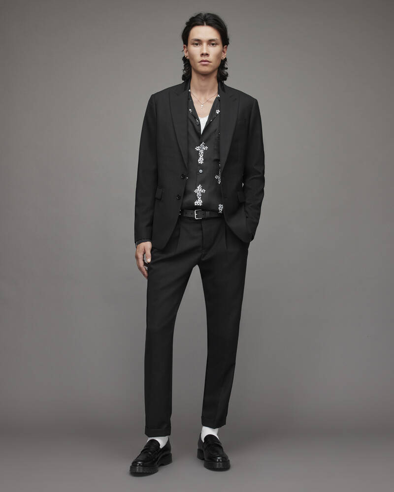 Black Allsaints Bane Blazer | MJ035X-5