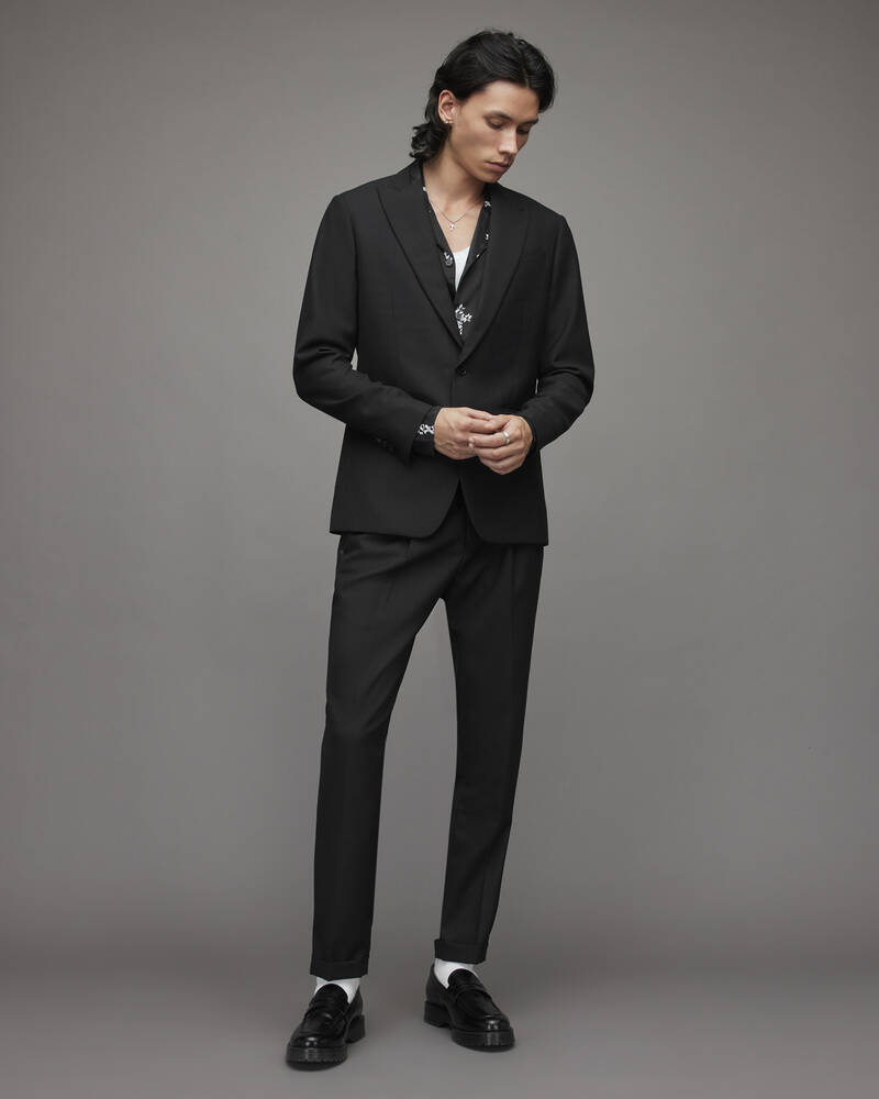 Black Allsaints Bane Blazer | MJ035X-5