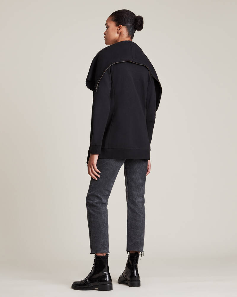 Black Allsaints Dahlia Sweatshirt | WM163F-5