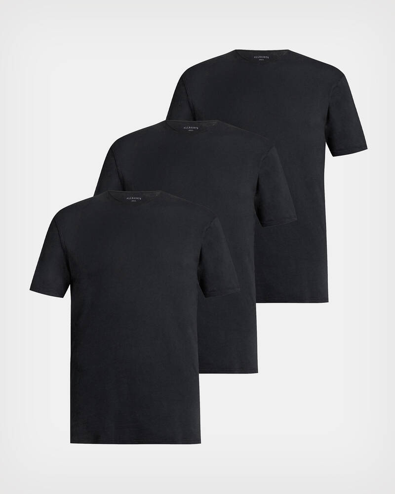 Black Allsaints Figure Crew 2 Pack T Shirts | MD198S-5