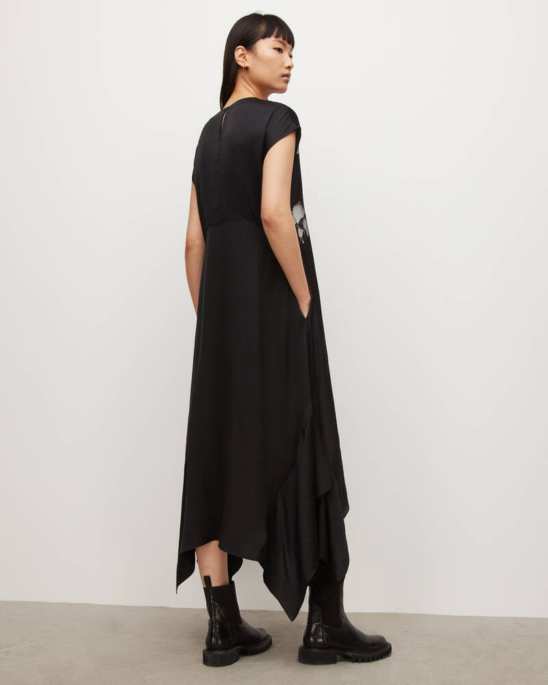 Black Allsaints Gian Kosumoso Dress | WD061W-5