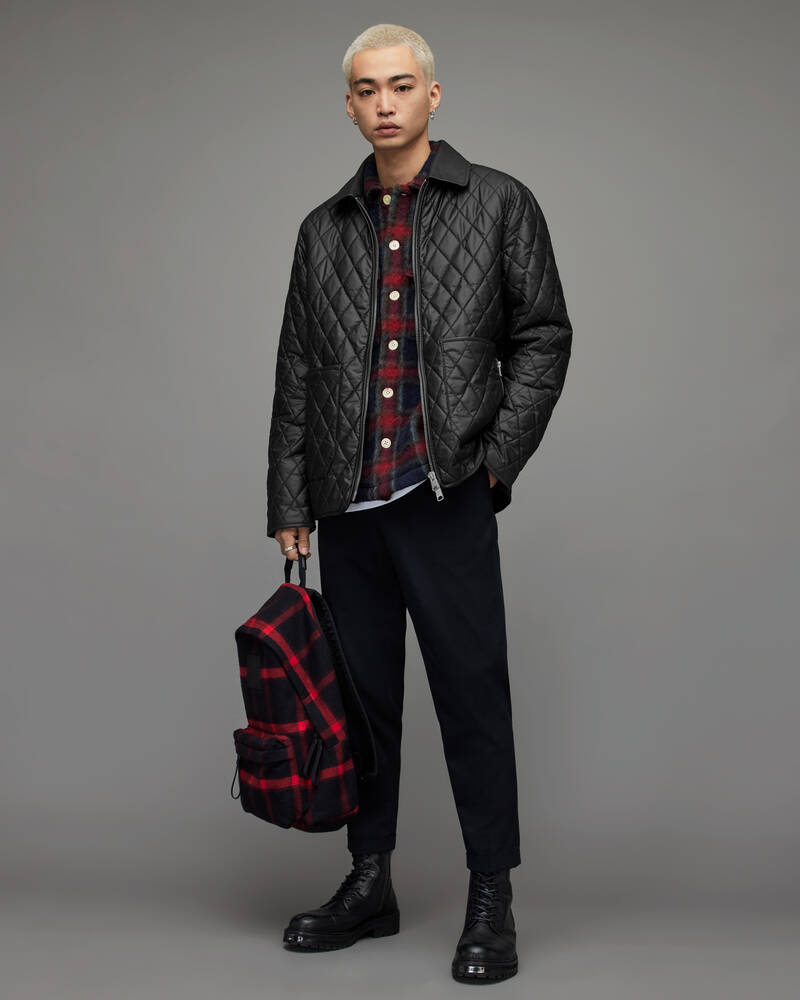 Black Allsaints Gore Quilted Jacket | MJ062X-5