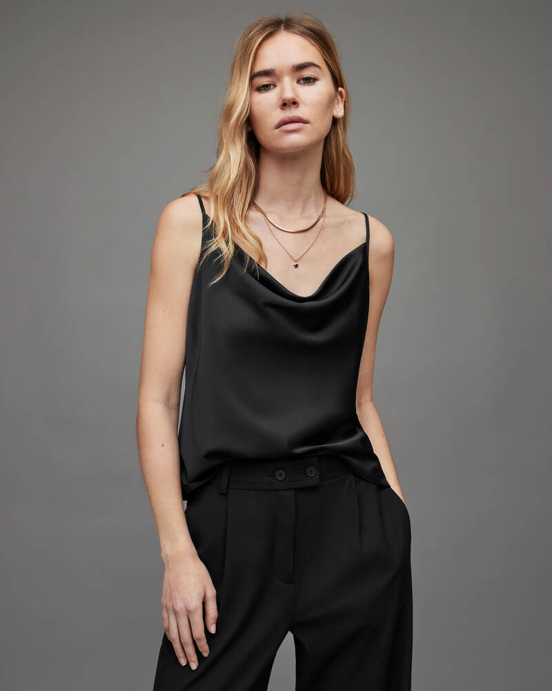 Black Allsaints Hadley Top | WM090X-5