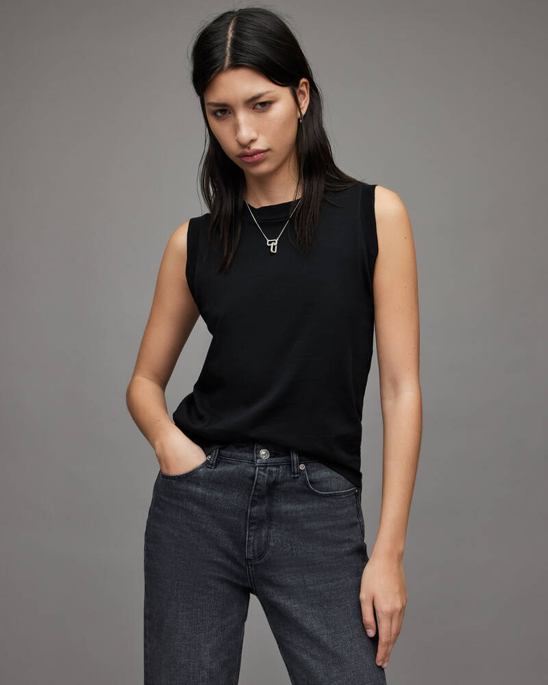 Black Allsaints Imogen Tank | WM221M-5