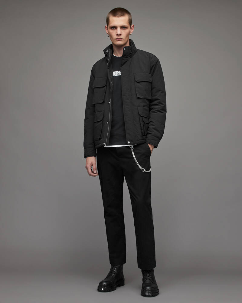 Black Allsaints Maso Padded Jacket | MJ158Y-5