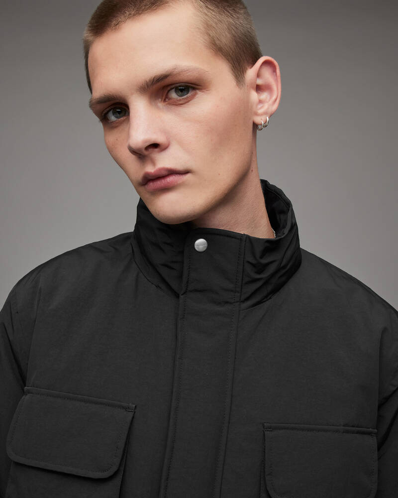 Black Allsaints Maso Padded Jacket | MJ158Y-5