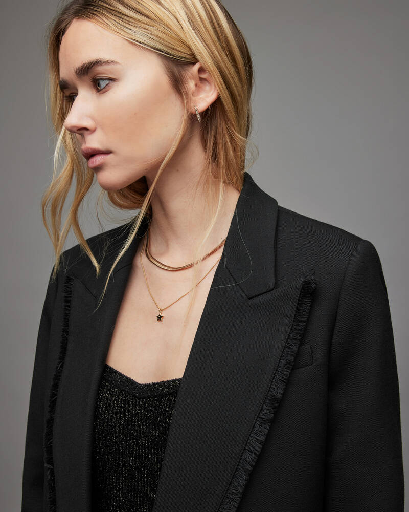 Black Allsaints Maxine Blazer | WT007X-5