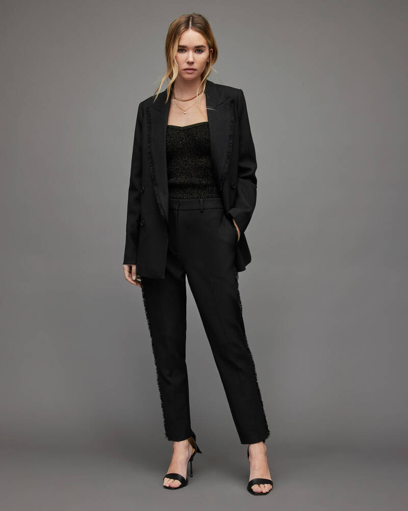 Black Allsaints Maxine Blazer | WT007X-5