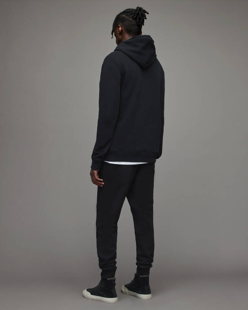 Black Allsaints Raven Cuffed Slim Sweatpants | MF058K-5