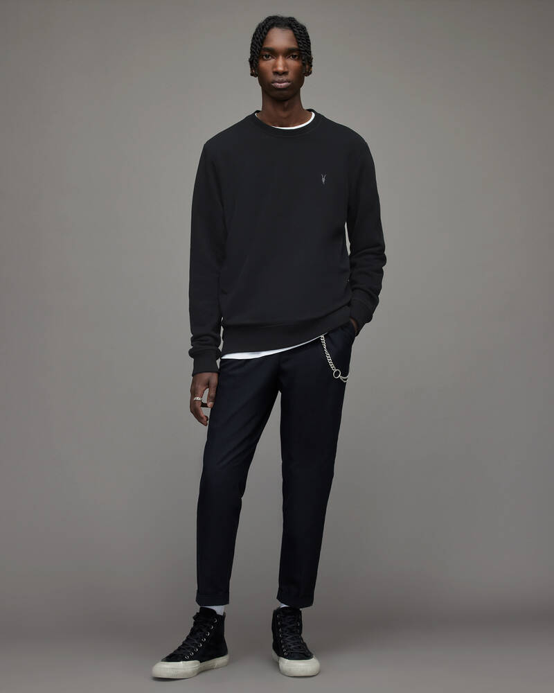 Black Allsaints Raven Sweatshirt | MF048K-5