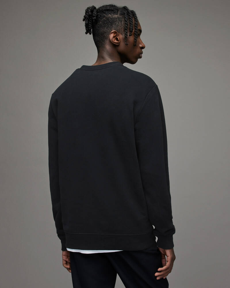 Black Allsaints Raven Sweatshirt | MF048K-5