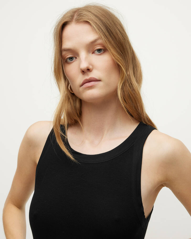 Black Allsaints Rina Tank | WM054Q-5