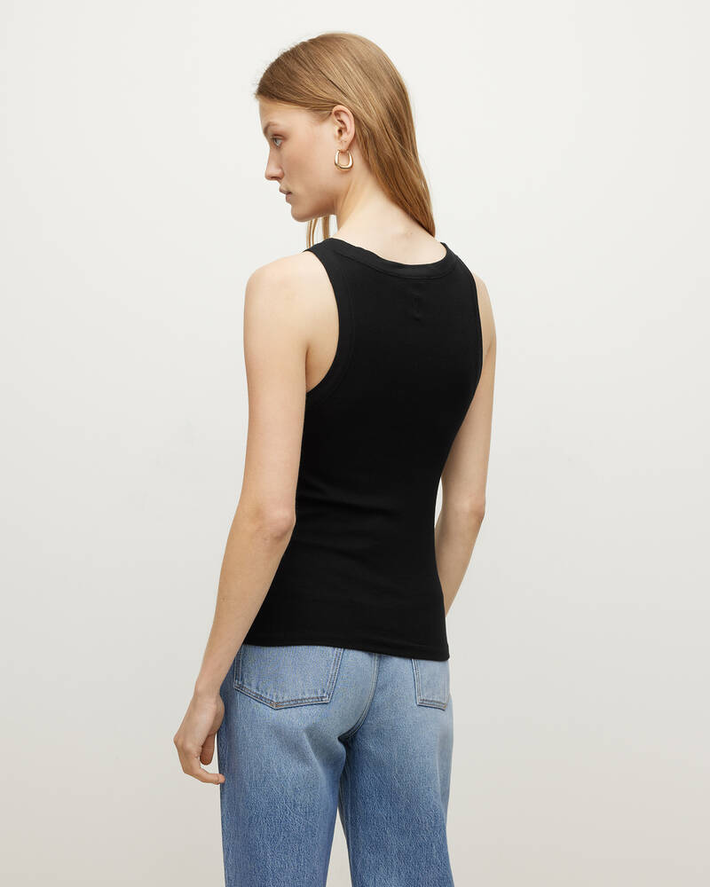 Black Allsaints Rina Tank | WM054Q-5