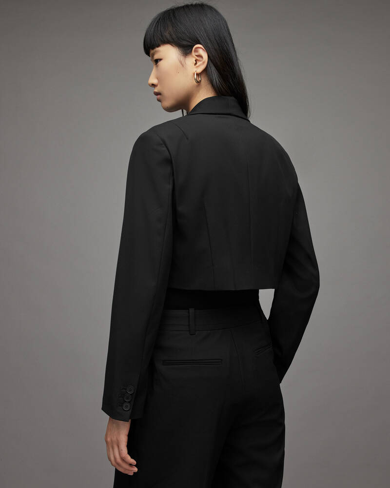 Black Allsaints Seline Blazer | WT010X-5