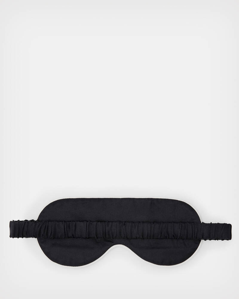 Black Allsaints Silk Blend Eye Mask | WX010V-5