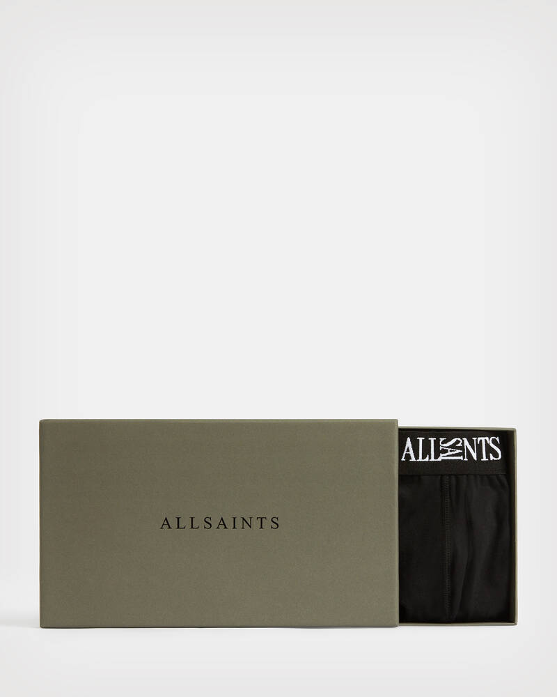 Black/Black/Black Allsaints Wren Boxers 3 Pack | MD329V-4166