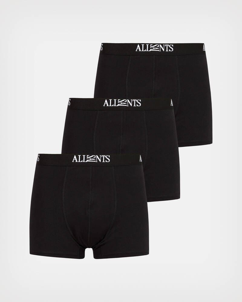 Black/Black/Black Allsaints Wren Boxers 3 Pack | MD329V-4166