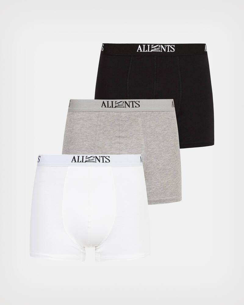 Black/Gry Mrl/Wht Allsaints Wren Boxers 3 Pack | MD293V-7458