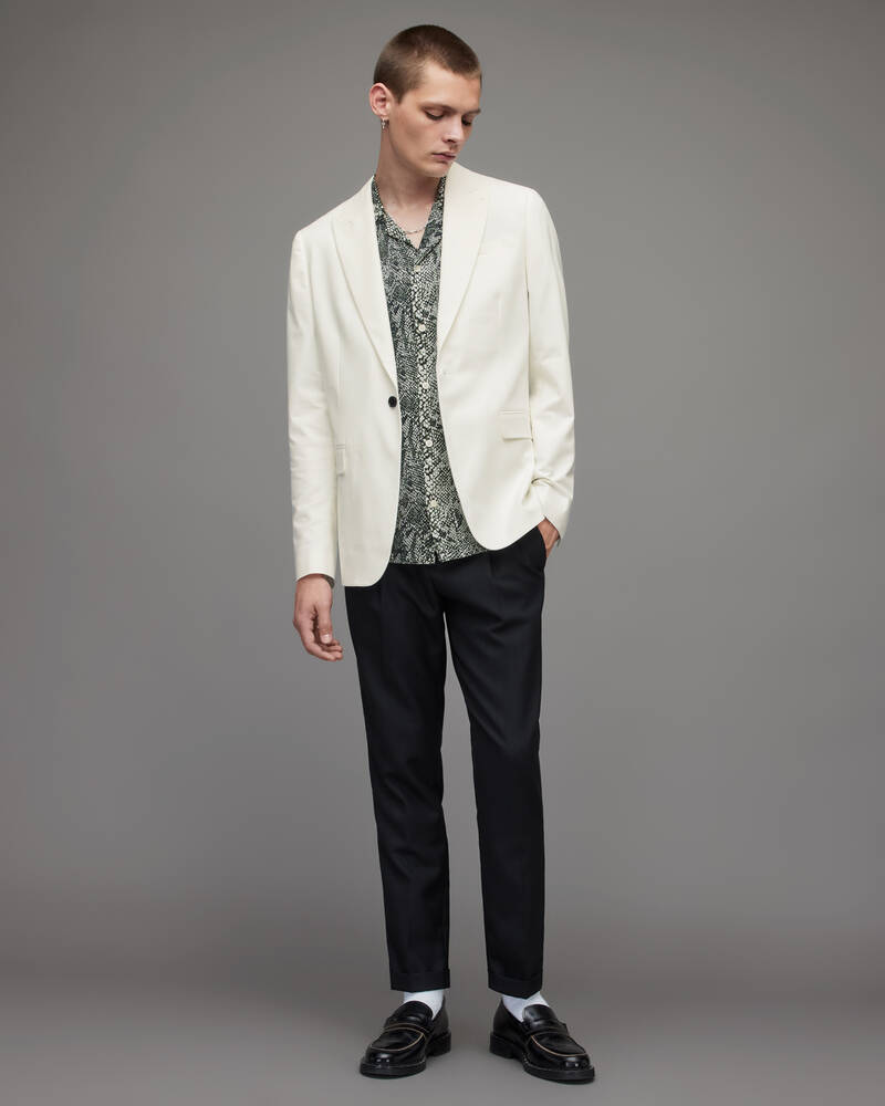 Bone White Allsaints Row Blazer | MJ069X-5875