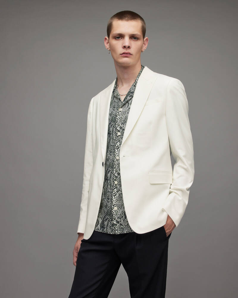 Bone White Allsaints Row Blazer | MJ069X-5875