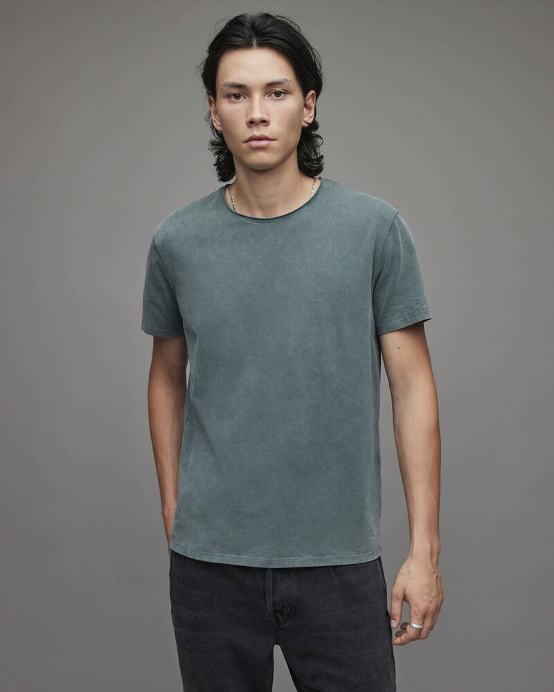 Bottle Green Allsaints Bodega Crew T Shirt | MD089X-197