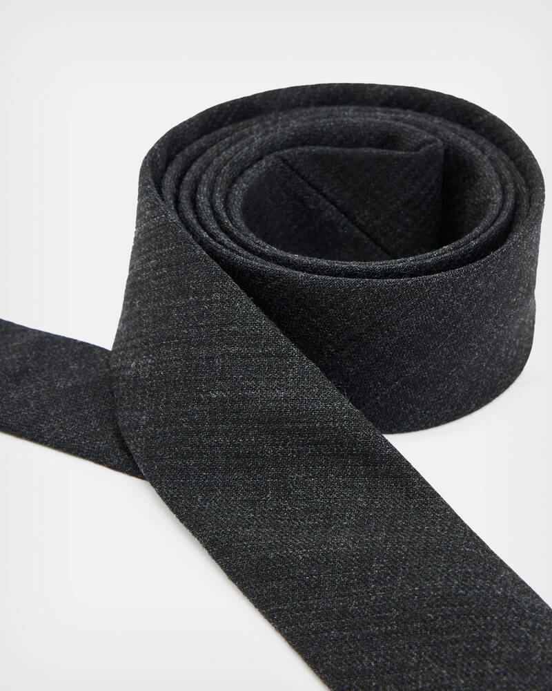 Charcoal Marl Allsaints Marl Slim Tie | MU617X-811