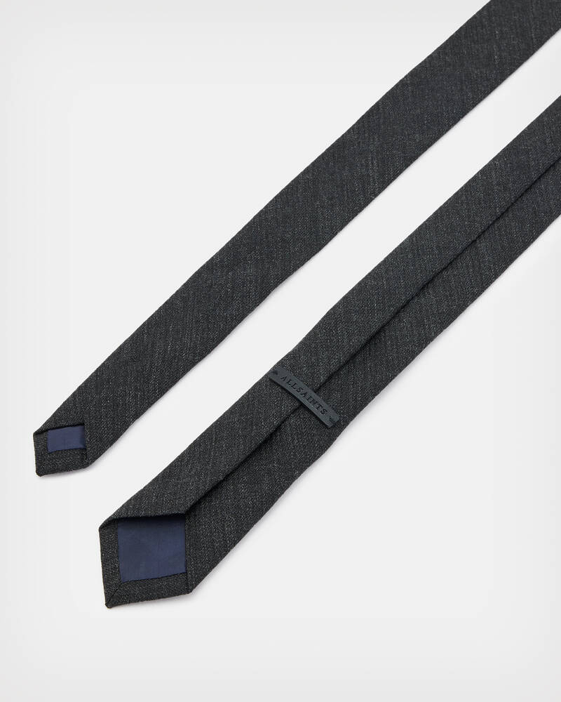 Charcoal Marl Allsaints Marl Slim Tie | MU617X-811