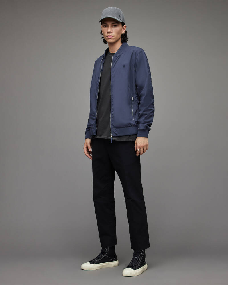 Command Blue Allsaints Bassett Bomber Jacket | MJ190W-7711