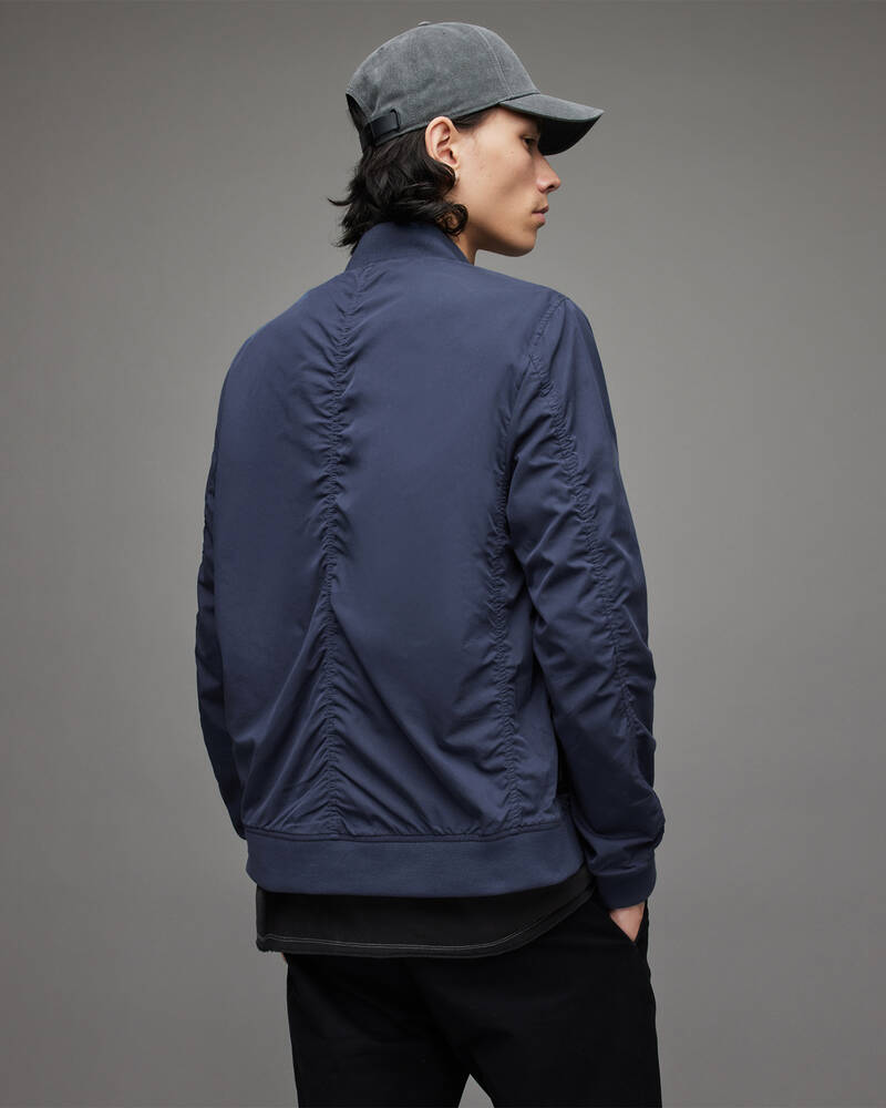 Command Blue Allsaints Bassett Bomber Jacket | MJ190W-7711