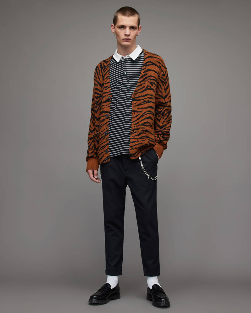 Copper Allsaints Catt Tiger Cardigan | MK109X-762