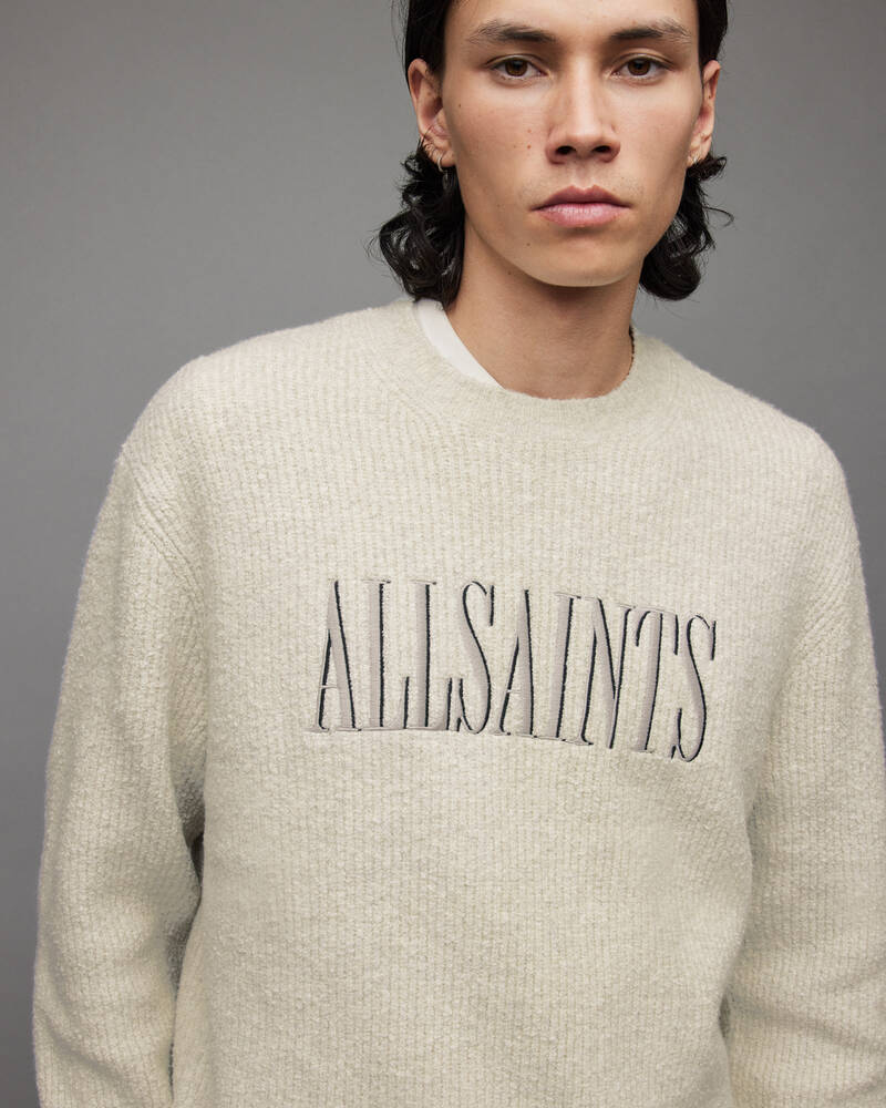 Ecru Allsaints Carson Crew Jumper | MK012X-35