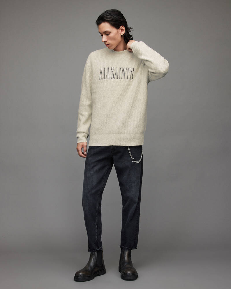 Ecru Allsaints Carson Crew Jumper | MK012X-35