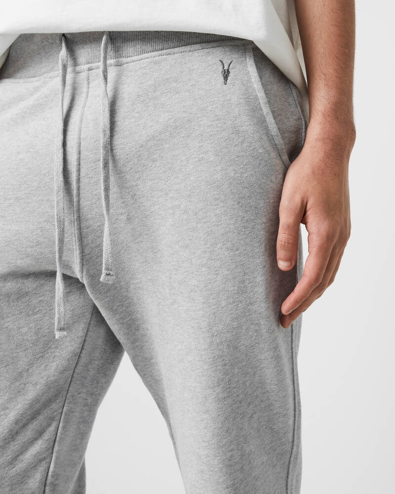 Grey Marl Allsaints Raven Cuffed Slim Sweatpants | MF058K-107