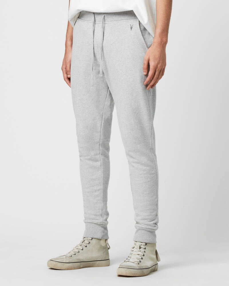 Grey Marl Allsaints Raven Cuffed Slim Sweatpants | MF058K-107