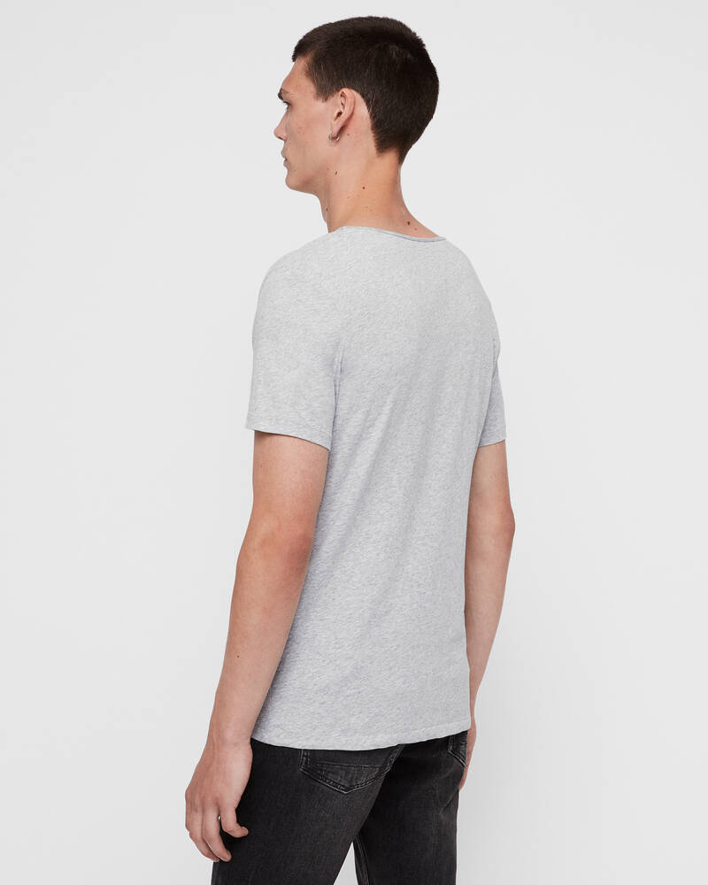 Grey Marl Allsaints Tonic Scoop T Shirt | MD108E-107