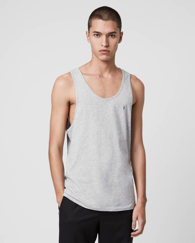 Grey Marl Allsaints Tonic Vest | MD110E-107