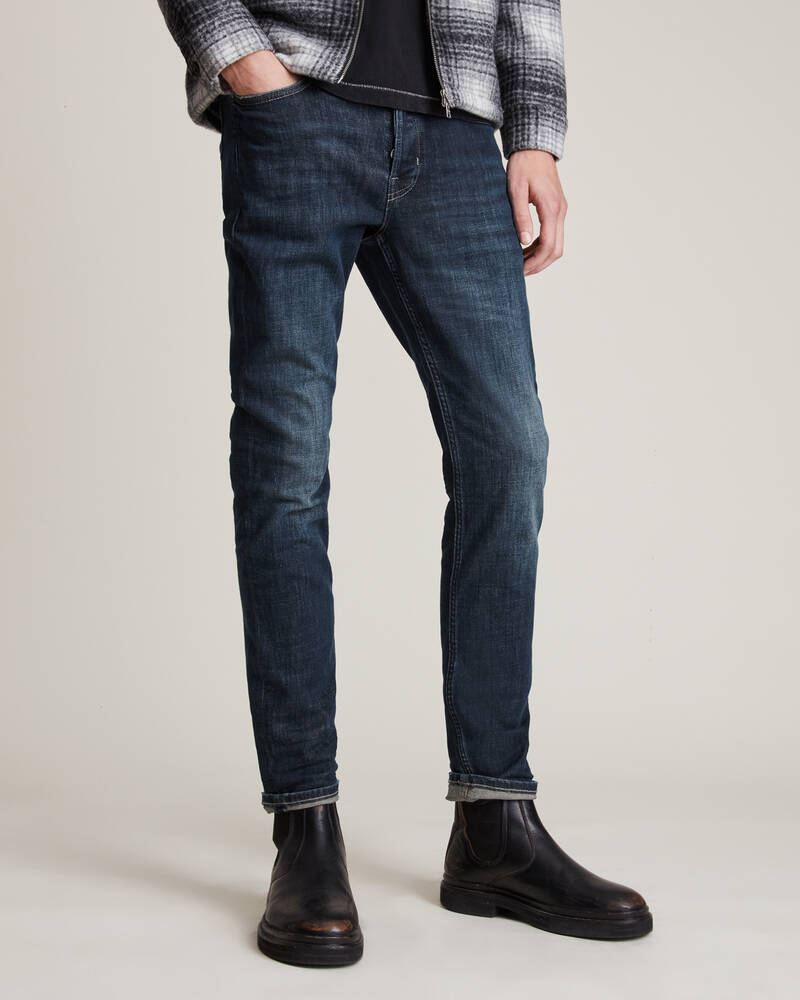 Indigo Allsaints Rex Slim Jeans | ME029P-21