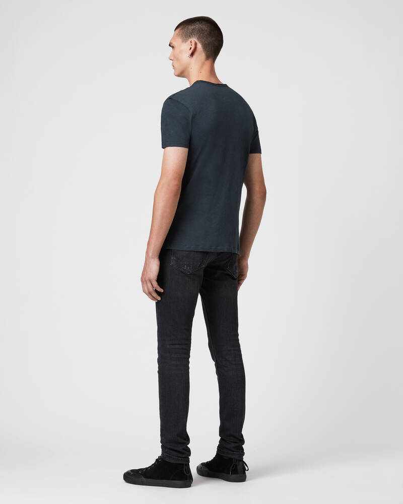 Ink Navy Allsaints Figure Crew T Shirt | MD008G-3968