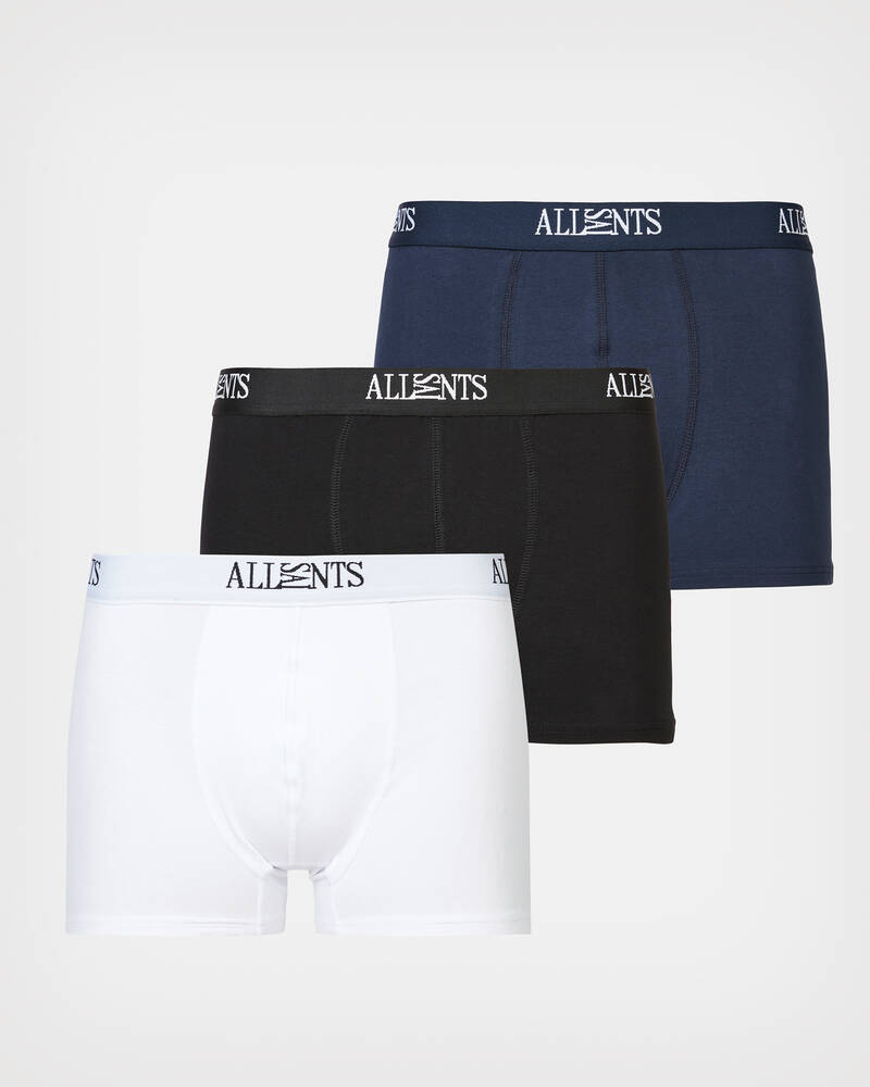 Jt Blk/Op Wht/Navy Allsaints Wren 3 Pack Boxers | MD132X-8059