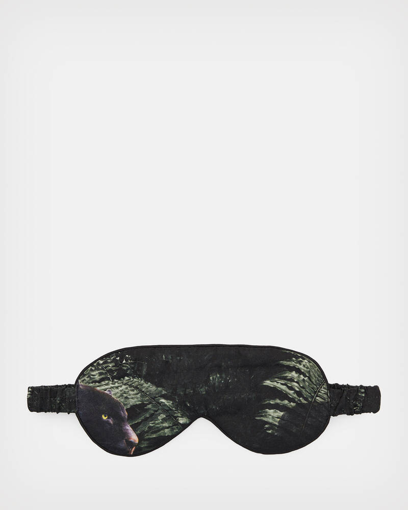 Jungle Green Allsaints Kim Silk Blend Eye Mask | WX018X-5406