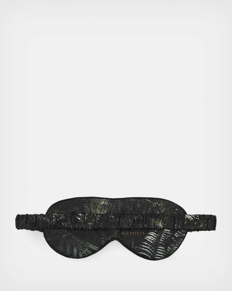 Jungle Green Allsaints Kim Silk Blend Eye Mask | WX018X-5406