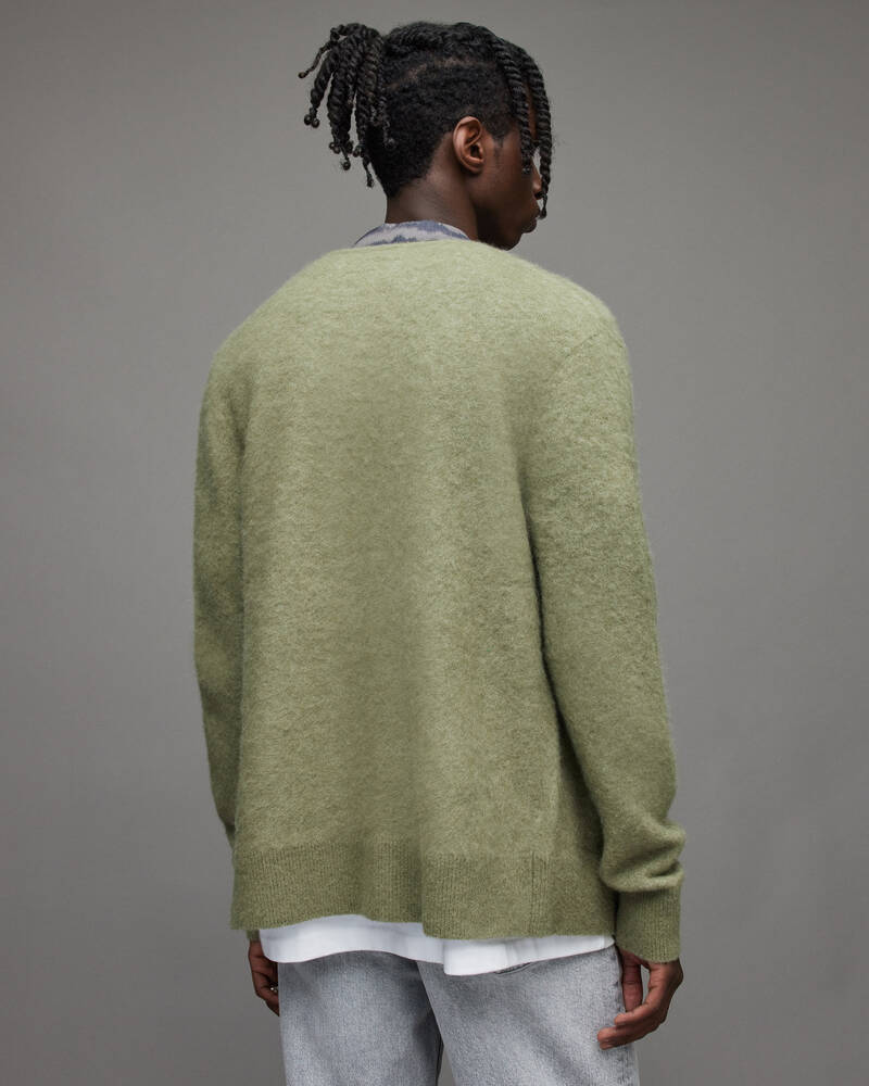 Moss Green Allsaints Renn Cardigan | MK050W-4126